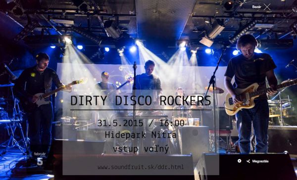 Koncert Dirty Disco Rockers v nitrianskom kultúrnom centre Hidepark