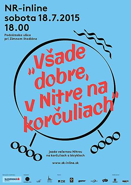Všade dobre, v Nitre na korčuliach už 18. júla 2015