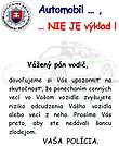 Automobil nie je výklad