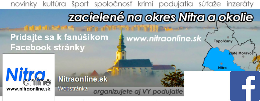 Pridajte sa k fanúšikom Facebook stránky portálu Nitraonline.sk
